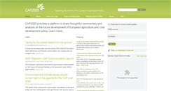 Desktop Screenshot of cap2020.ieep.eu